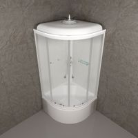 ДК Ультра 90*90 Б (9 мест+сифон D50) арт-Щ0000061837 — фото 4, Душевые кабины