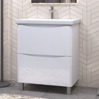 Товар: Тумба под раковину VIGO Glem 70 напольная белый (323) - фото 2 Тумба под раковину VIGO Glem 70 напольная белый (323) — фото 2, Тумбы под раковину