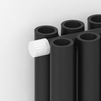 Отопительный радиатор Сунержа Эталон-00 EU50 1800х277 4 секции Тёмный титан муар арт-15-0335-1804 — фото 1, Радиаторы отопления