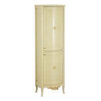 BELLA Пенал 2 двери SX (филенчатые с лилией) 49xH170x43 см, цвет: DECAPE SABBIA 26659 — фото 1, Шкафы для ванной