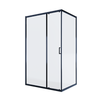 Душевой уголок ALEX BAITLER 1 серия прозрачное стекло арт-AB14120B1 — фото 2, Прямоугольные душевые уголки