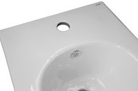 Биде напольное Azario FRETTA SQUARE Размер 525х340х400 мм., белый арт-AZ-1215C — фото 3, Биде напольные