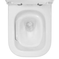 Унитаз подвесной Azario RIANO 350х490х350 безободковый, слив "Скрытое Торнадо", с быстросъемным сиденьем микролифт арт-AZ-2808E — фото 6, Подвесные унитазы