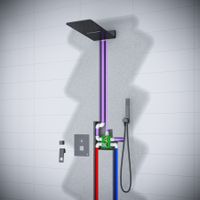 Душевая система встроенная Timo Briana хром арт-SX-7139/00SM — фото 3, Встраиваемые душевые комплекты