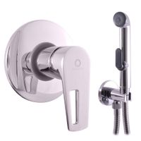 Смеситель Colorado для биде с душем скрытый монтаж стоп вентиль в держателе лейки, арт-CO242 — фото 1, Смесители для биде