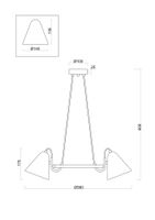 Подвесной светильник Freya арт-FR8001PL-03WG — фото 10, Подвесные светильники
