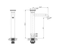 Товар: Смеситель для раковины Bronze de Luxe , белый/желтый арт-9008W-Y - фото 7 Смеситель для раковины Bronze de Luxe , белый/желтый арт-9008W-Y — фото 7, Смесители для раковины