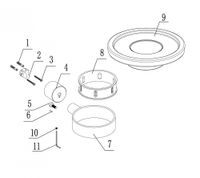 Мыльница с держателем ABBER Osten 316 AA185A8BGG оружейная сталь брашированная — фото 2, Мыльницы