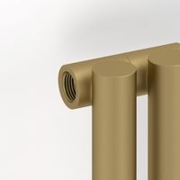 Отопительный радиатор Сунержа Эстет-1 500х225 5 секций Матовое золото арт-032-0301-5005 — фото 1, Радиаторы отопления