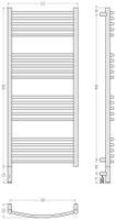 Товар: Полотенцесушитель электрический Сунержа Богема 3.1 выгнутая 1200х500 МЭМ левый Без покрытия 00-6002-1250 - фото 3 Полотенцесушитель электрический Сунержа Богема 3.1 выгнутая 1200х500 МЭМ левый Без покрытия 00-6002-1250 — фото 3, Электрические полотенцесушители