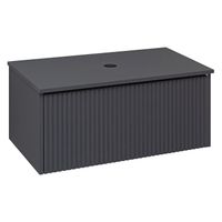 Тумба подвесная MONACO 80 /графит/ AQUA DE MARCO 2080GRMON — фото 2, Тумбы под раковину