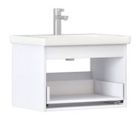 Корпус тумбы VIGO Neo, Glem, Finlay, Cross 600-0-1 (Como) подвесной белый (247) — фото 1, Тумбы под раковину