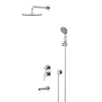 Смеситель Lemark Linara для ванны и душа, встраиваемый арт-LM0422C — фото 1, Встраиваемые смесители для душа