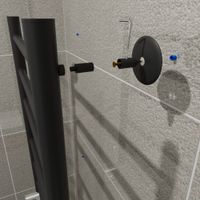 Полотенцесушитель электрический ВИД 10 610х400 правый, скр.монтаж, СНШ, черный матовый(RAL 9005), (Ferrum), Маргроид арт-10-6040-1049-9005R — фото 4, Электрические полотенцесушители