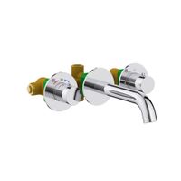 Смеситель для раковины встроенный с термостатом Timo Saona 2381/00SM хром — фото 1, Смесители для раковины