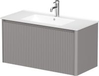 Тумба под раковину Allen Brau Gravity 100 1.370018.PGM платина матовый — фото 8, Тумбы под раковину