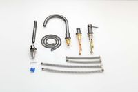 AQ1348BGM ЕВРОПА смеситель на борт ванны на 4 отв., оружейная сталь — фото 9, Смесители на борт ванны