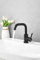 Смеситель для раковины BELZ , черный арт-B10810-7 — фото 3, Смесители для раковины