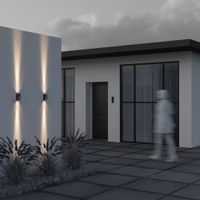 Настенный светильник (бра) Outdoor O570WL-L10B3K — фото 5, Уличное освещение