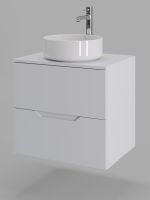 Товар: Orange Line тумба с раковиной подвесная 60 см, белый арт-Li-60TuwMDF+B09-360W - фото 5 Orange Line тумба с раковиной подвесная 60 см, белый арт-Li-60TuwMDF+B09-360W — фото 5, Тумбы с раковиной