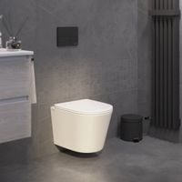 Комплект BERGES: инсталляция NOVUM кнопка L5 Soft Touch черная, унитаз VITA Rimless 49 см, сиденье дюропласт микролифт, быстросъём арт-043372 — фото 8, Комплекты унитаз + инсталляция