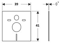 KK-POL 350/A/110-00-00 (AKC/110/0/T) Звукоизолирующий комплект для подвесного унитаза, биде (черн) — фото 2, Комплектующие