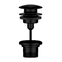 Товар: Донный клапан Bossini Teo Click-Clack без перелива 1” 1⁄4 цвет черный матовый арт-Z00700.073 - фото 2 Донный клапан Bossini Teo Click-Clack без перелива 1” 1⁄4 цвет черный матовый арт-Z00700.073 — фото 2, Донные клапаны