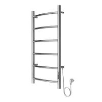 Полотенцесушитель электрический AZARIO VERONA 400/800 6 секций, диммер справа, хром арт-AZ04848 — фото 6, Электрические полотенцесушители