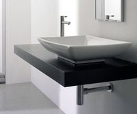 Раковина Scarabeo KYLIS накладная без перелива без отверстий цвет белый арт-8046 — фото 2, Раковины накладные