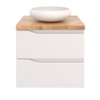 Тумба подвесная NORDIC 60 /правая/со столешницей из массива 60 см под накладную раковину /AQUA DE MARCO 5060CNOR060/H/R — фото 5, Тумбы под раковину