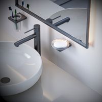 Мыльница Timo Petruma 15221/18 черное золото — фото 1, Мыльницы