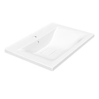 Раковина VCB-3M650W из искусственного камня, цвет белый — фото 5, Раковины встраиваемые сверху