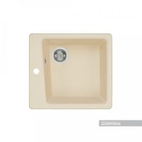 Мойка для кухни Парма 510x470x175 мм, квадратная, шампань 1A713032PM290 — фото 1, Кухонные мойки