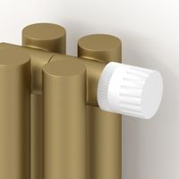 Отопительный радиатор Сунержа Эстет-11 EU50 500х360 8 секций Матовое золото арт-032-0312-5008 — фото 2, Радиаторы отопления