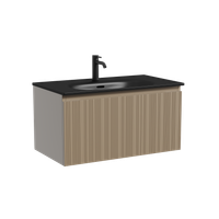 Тумба подвесная SANCOS Code 785х453х400, c одним ящиком оснащенным доводчиками, цвет серо- бежевый, арт. арт-CD80GB — фото 7, Тумбы под раковину