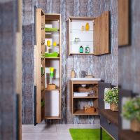 Товар: Комплект мебели для ванной Бриклаер , дуб золотой/антрацит арт-Форест 50 - фото 4 Комплект мебели для ванной Бриклаер , дуб золотой/антрацит арт-Форест 50 — фото 4, Комплекты мебели для ванной