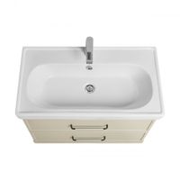 Тумба НЕО-КЛАССИКА 85, 2 ящ., белый камень (под раковину НЕО КЛАССИК 85) 1A286301NCTG0 — фото 2, Тумбы под раковину