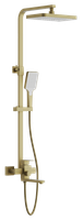 Душевая система BELZ, брашированное золото, арт-B24817-5 — фото 1, Душевые стойки