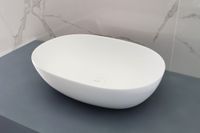 Товар: Раковина накладная ABBER Stein AS2636 белая матовая - фото 4 Раковина накладная ABBER Stein AS2636 белая матовая — фото 4, Раковины накладные