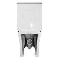 Унитаз-компакт Azario ANTEO SQUARE 385х630х820 напольный, безободковый, с быстросъемным сиденьем микролифт арт-AZ-1218A — фото 12, Напольные унитазы