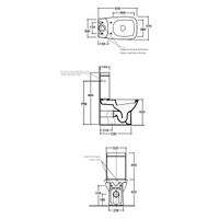Унитаз GLOBO DAILY напольный моноблок цвет белый арт-DA003BI — фото 3, Напольные унитазы