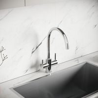 Смеситель для кухни SANCOS Taper с возможностью подключения фильтра для воды, цвет хром, арт. арт-SC4012CH — фото 2, Смесители для кухни