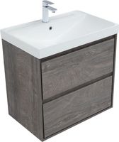 Тумба с раковиной Aquanet Милан 70 цв. дуб рошелье 00340158 — фото 14, Тумбы с раковиной