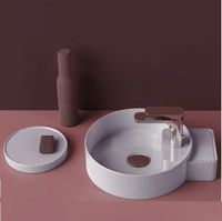 Мыльница Artceram Cartesio накладная цвет розовый арт-CAC002 33 00 — фото 1, Мыльницы