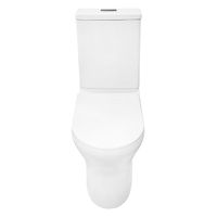 Унитаз-компакт Azario Tesoro 350х650х830 напольный, безободковый, система смыва "Торнадо", быстросъемное сиденье микролифт арт-AZ-8501 — фото 1, Напольные унитазы