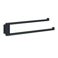 Полотенцедержатель COLOMBO DESIGN MINI Q B5012.GM двойной цвет графит матовый — фото 1, Полотенцедержатели