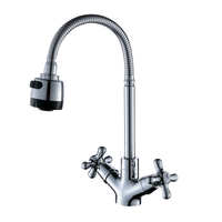 Товар: OneLife смеситель для кухни двухвентильный полимерный с гибким изливом, хром арт-P03-004cr - фото 10 OneLife смеситель для кухни двухвентильный полимерный с гибким изливом, хром арт-P03-004cr — фото 10, Смесители для кухни