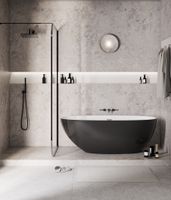 Товар: Ванна отдельностоящая Grossman Fly GR-1104MB (170х75х58) цвет черный/белый матовый,1 место - фото 3 Ванна отдельностоящая Grossman Fly GR-1104MB (170х75х58) цвет черный/белый матовый,1 место — фото 3, Акриловые ванны