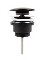 BOND Черный донный клапан универсальный для раковины арт-BV0388 — фото 3, Донные клапаны