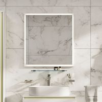 Зеркало Allen Brau Activity 90 платина матовый арт-1.340028.PGM — фото 5, Зеркала в ванную комнату